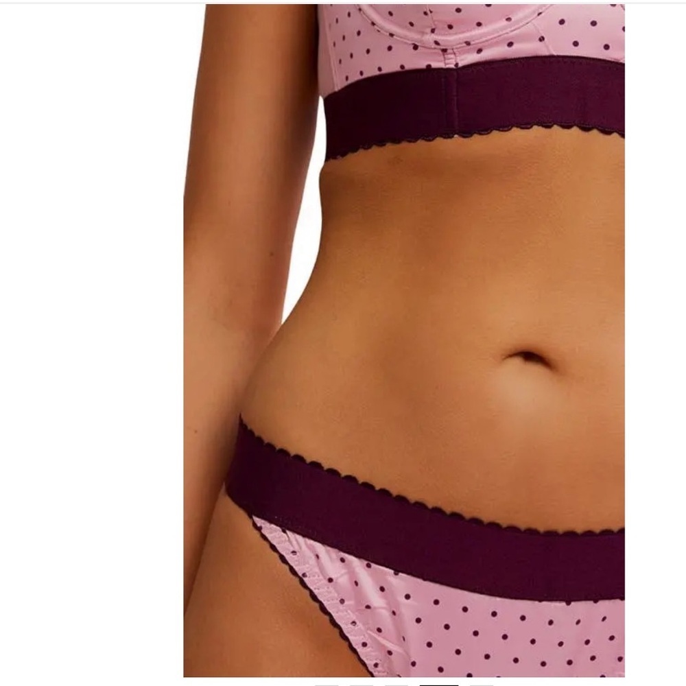 Free People Intimately FP Viva La Bikini Cut Briefs - Pink, Small, NWT - Picture 5 of 7